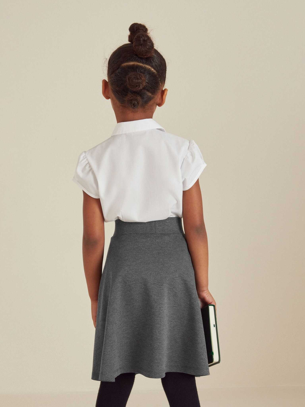 Юбка школьная для девочки Next C86-017, Серый