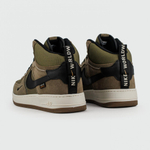 кроссовки Nike Air Force 1 Mid Olive / Brown Winter