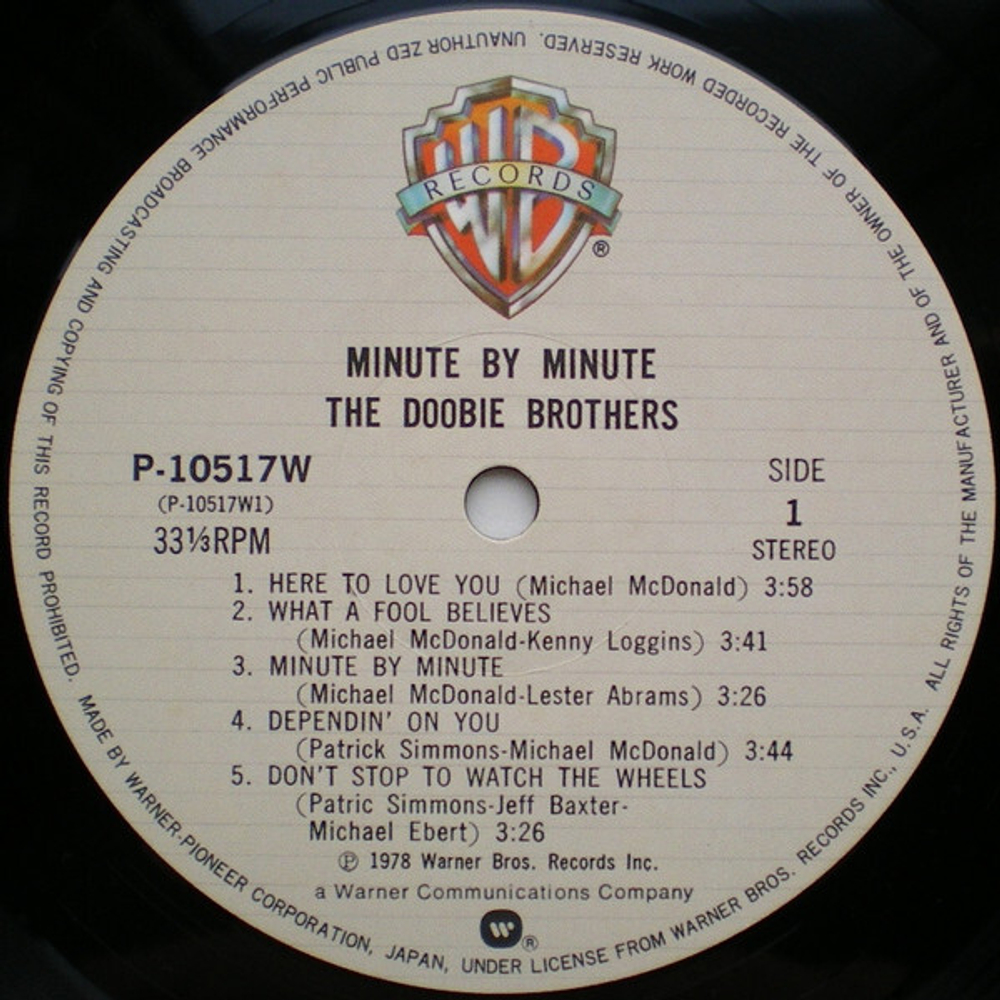 The Doobie Brothers / Minute By Minute (LP)
