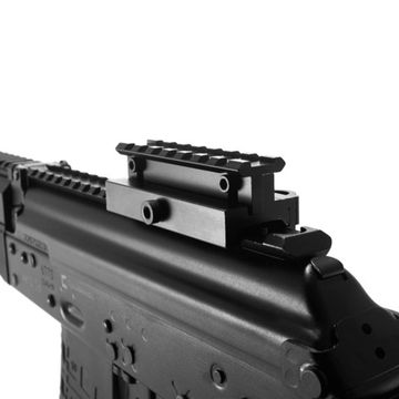 Планка-переходник быстросъемный с регулировкой по высоте (20-27 мм) с Weaver на Weaver 80 мм