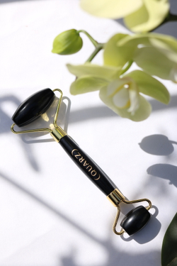 Роллер из черного обсидиана