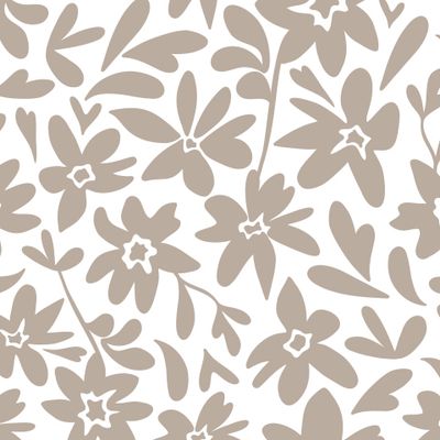 Beige flower pattern