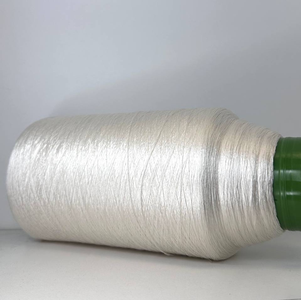 TRAMA CORDONETTO; 100% шёлк; 2200м/100гр; col. 132 PURGATO, цвет: жемчужный белый