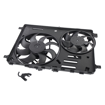 Вентилятор радиатора в сборе (двойной, без модуля) LAND ROVER Freelander 2 06-/Range Rover Evoque 11- GANZ GIC06551