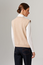 1912 Жилет женский (бежевый)