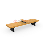 Лавка Rail Road 03 продольная с подлокотником