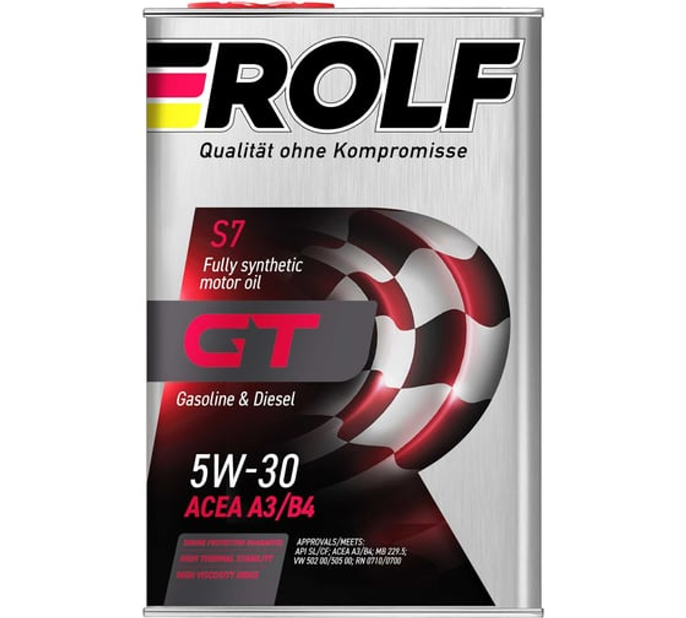 Rolf GT 5W-30 A3/B4 SL/CF, 4 л