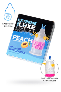 Презервативы Luxe Extreme Ночная лихорадка, персик