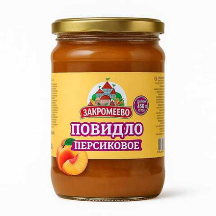 Повидло Закромеево Персиковое 600 гр