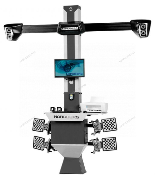 Стенд сход-развал 3D модель четырехкамерный NORDBERG C804_серый