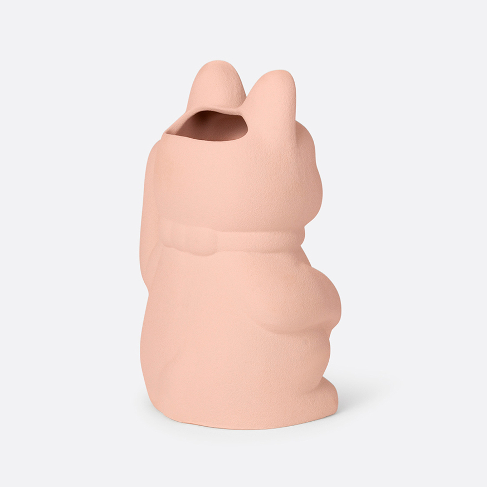 Ваза для цветов neko, 20 см, абрикос