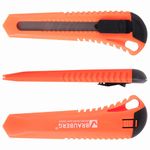 Нож канцелярский 18 мм BRAUBERG "Classic", фиксатор, корпус ассорти, упаковка с европодвесом, 230917