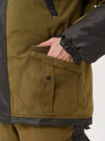 Зимний мужской костюм Onerus "Горный -45" (Брезент/Таслан), Полукомбинезон, Хаки