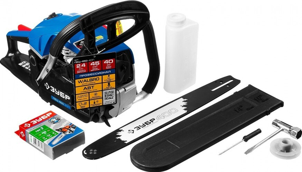 Бензопила ЗУБР ПБЦ-450 40П