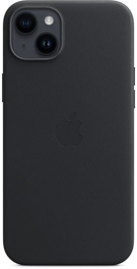 Чехол Apple MagSafe для iPhone 14 Plus, кожа, «тёмная ночь»