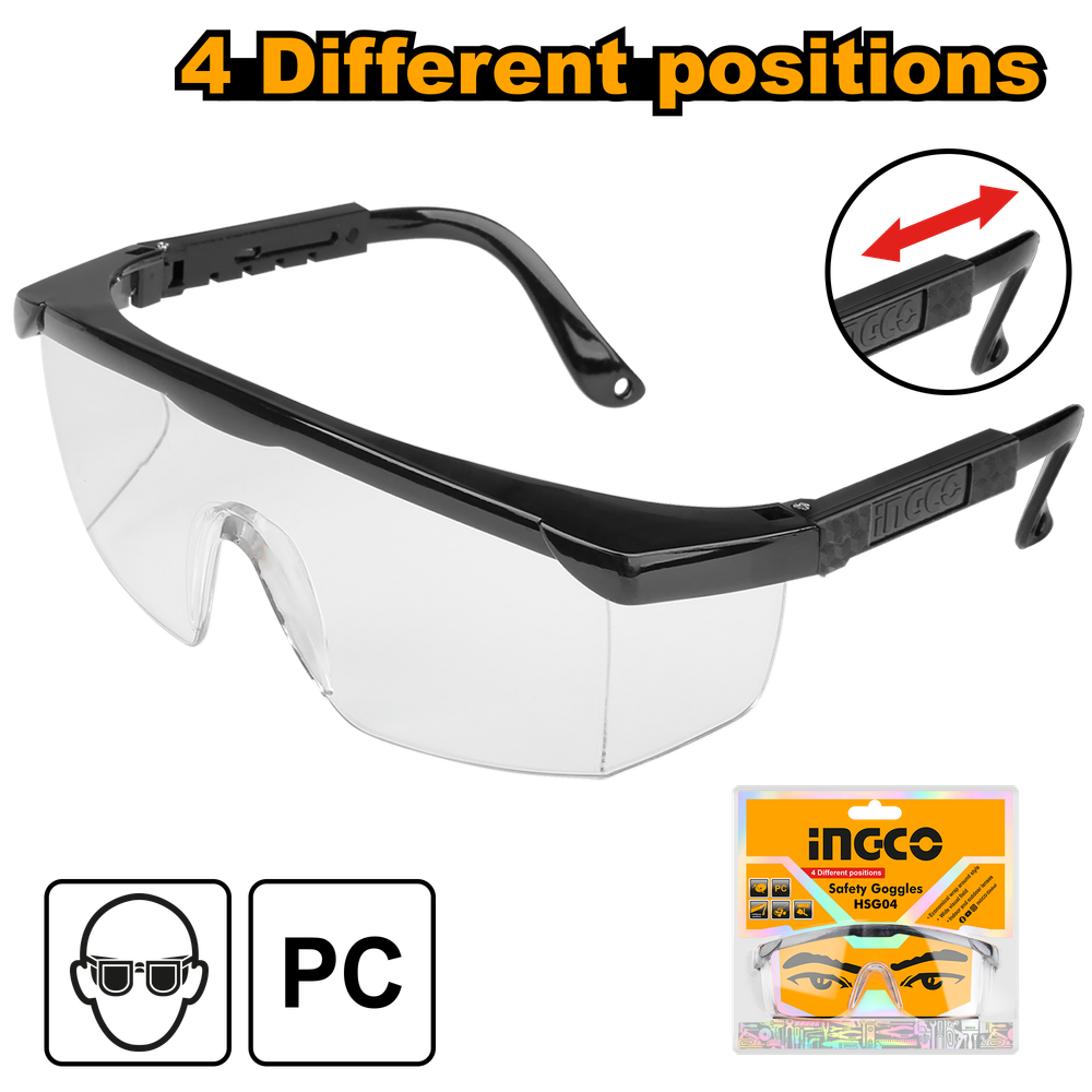 Защитные открытые очки INGCO HSG04