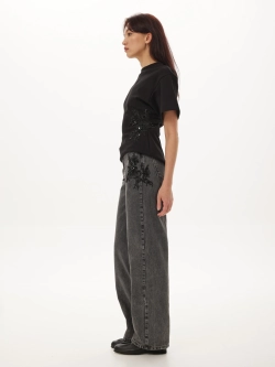 Джинсы АУРА, черный