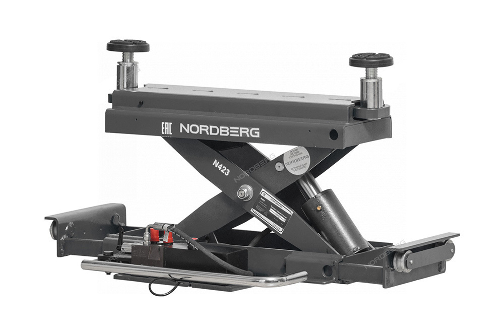 NORDBERG (N423_G) Траверса с ручным приводом, серая 2 т