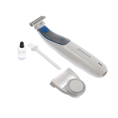 Бритва-триммер SA-5530W, питание от аккумулятора, бело-синий