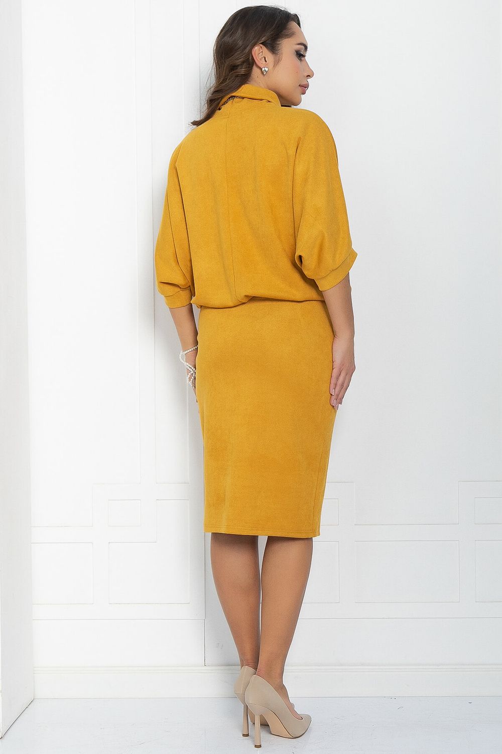 Платье Антония (горчица) П11883 LT Collection