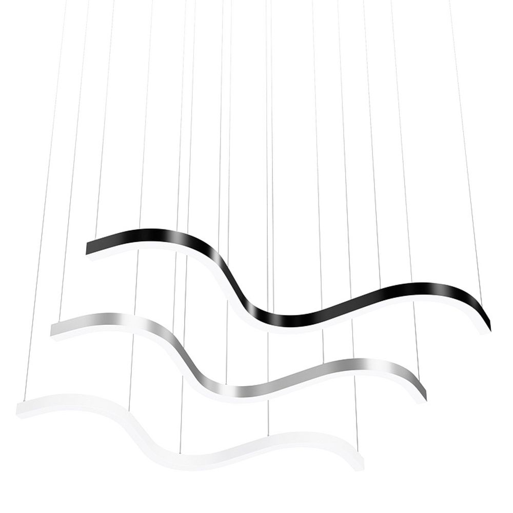 Светильник подвесной Волна FS-TG-GV 2770х640х80 33вт 3000лм (состоит из 1 части)