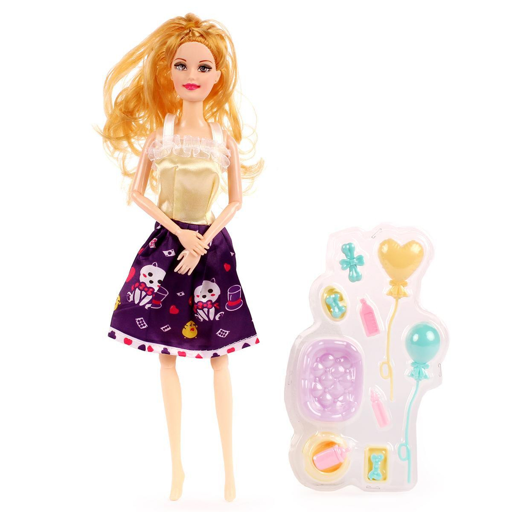 Кукла тип Модель на шарнирах с аксесс. коробка RT-19