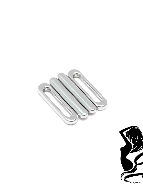 Застежка 10 мм, серебро, Италия