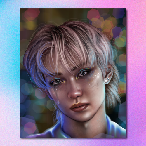 Арт принт / alexstayart / STRAY KIDS / Феликс #03