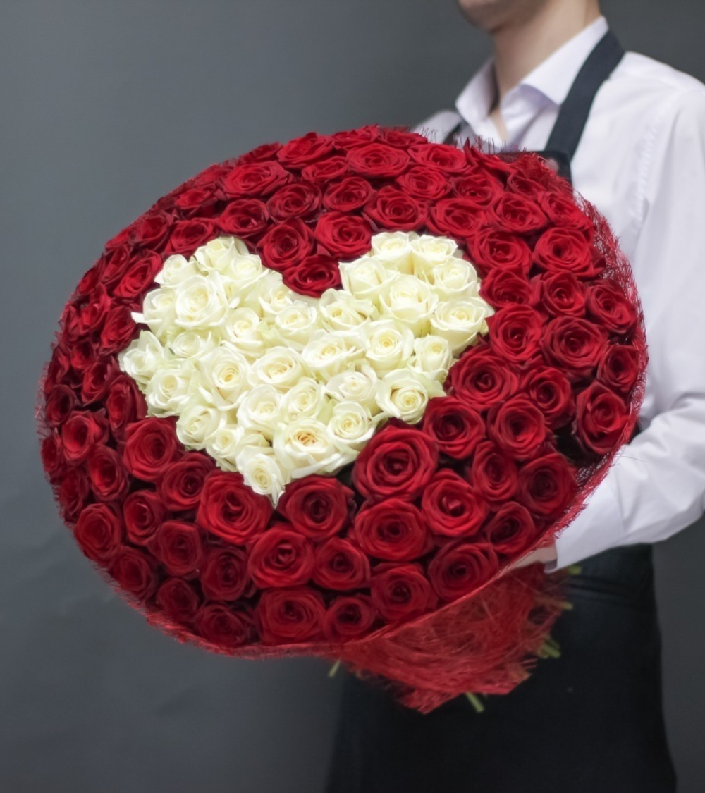 Букет для влюбленных сердце ❤