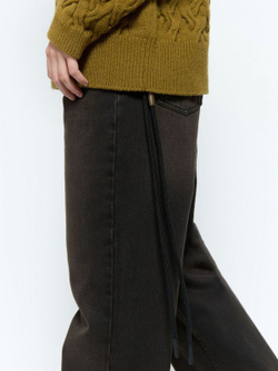 Шнур с латунной бусиной