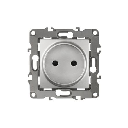 Розетка ЭРА Серия 12 12-2105-03 2P 16A-250В IP20 алюминий