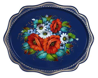 Zhostovo metal tray A15D180526222