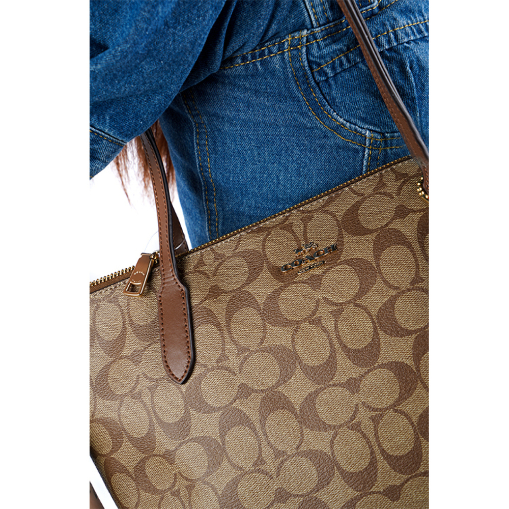 Сумка COACH Zip Top Tote 30 Tote