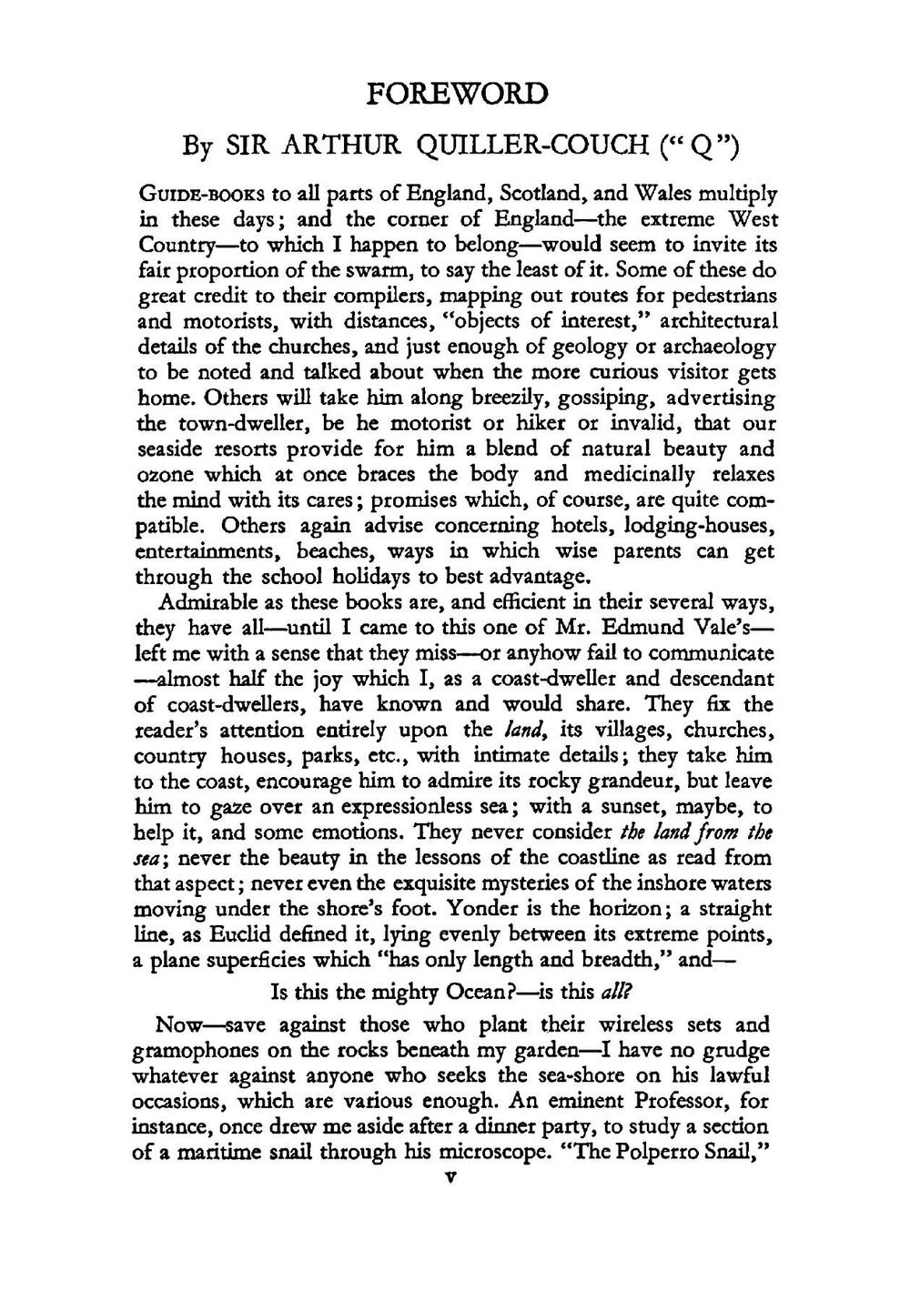 The seas & shores of England | Edmund Vale
