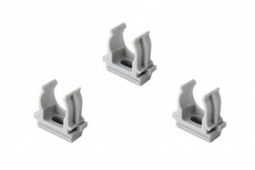 Крепеж-клипса для трубы ПНД 20 мм черная TDM SQ0405-0112