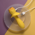 Желтая анальная вибропробка Mellow Yellow - 13,5 см.