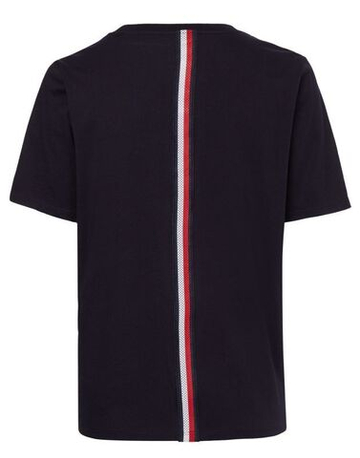 Женская теннисная футболка Tommy Hilfiger Regular Tape Tee - Бирюзовый