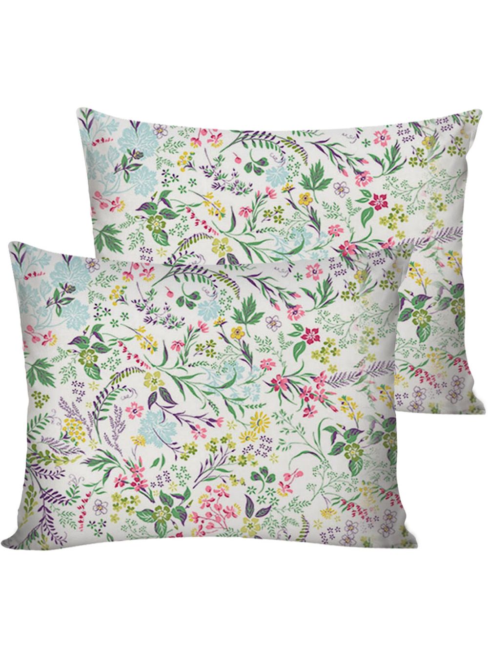 Постельное белье перкаль Сказка "Полевые цветы" 2-спальное Наволочка 50х70 см 2 шт Простынь на резинке 160x200 см Пододеяльник 175x215 см