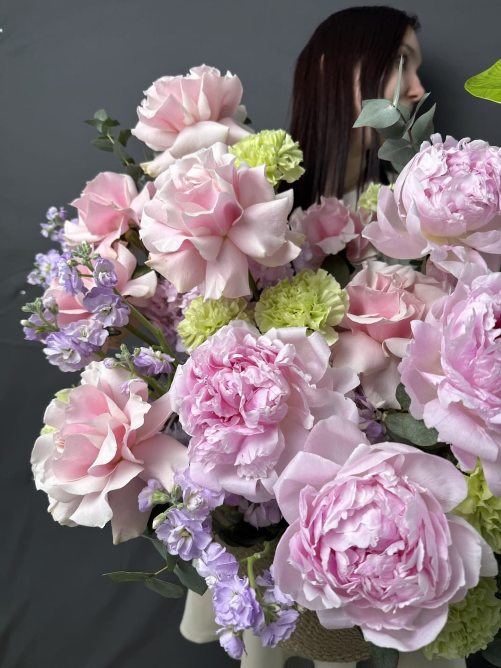 Объёмная жгутовая корзина «Пиономания»