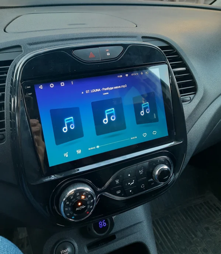 Магнитола для Renault Kaptur 2016+ (климат-контроль) - Redpower 85259M PRO/PROmax ТОП звук, 2K QLED, Android 14, CarPlay, 4G SIM-слот