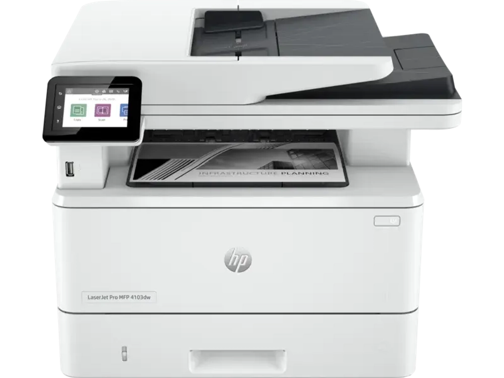 МФУ HP Europe/LaserJet Pro 4103dw/Printer-Scaner(ADF-50p.)-Copier/A4/40 ppm/1200x1200 dpi