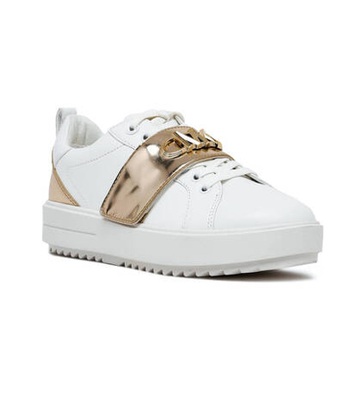 Кожаные кроссовки emmett strap lace up Michael Kors - белый(43F2EMFS3L)