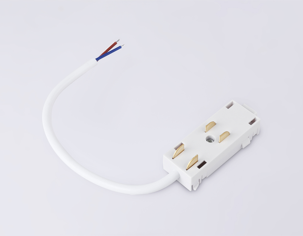 GL1101 WH белый ввод питания для шинопровода Magnetic 220V IP20 200*28.5*18