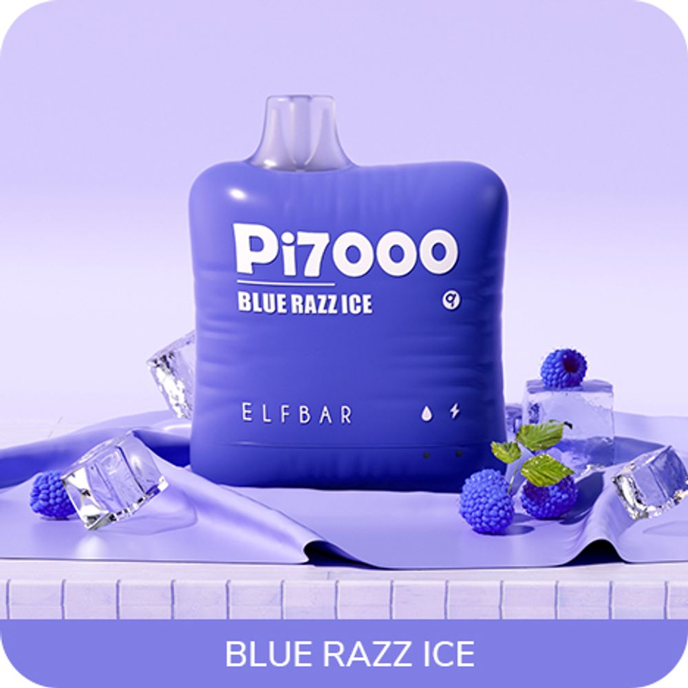 Elf bar Pi 7000 Голубика малина лёд купить в Москве с доставкой по России