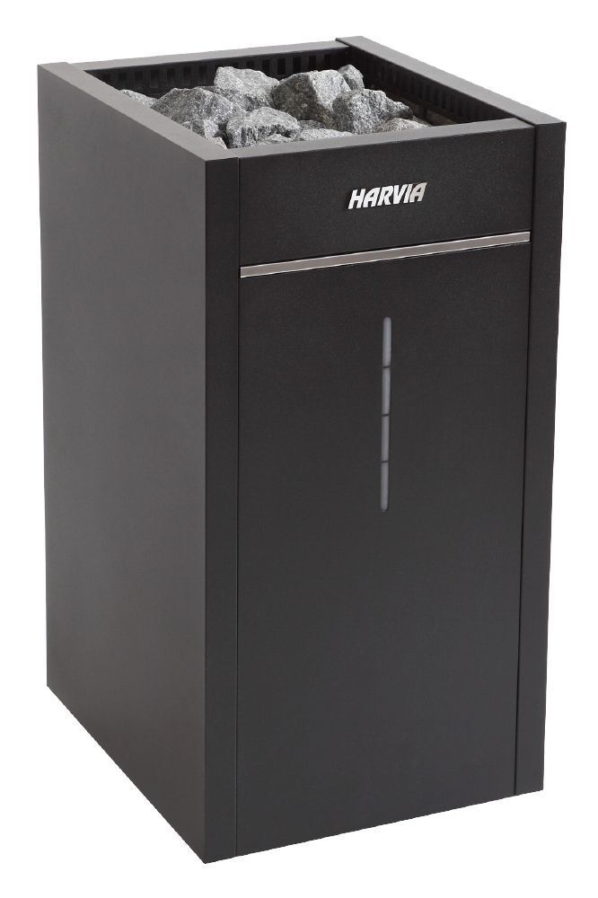 HARVIA Электрическая печь Virta HL110400S HL110S black, с парогенератором, 10.8 кВт (без пульта управления в комплекте)