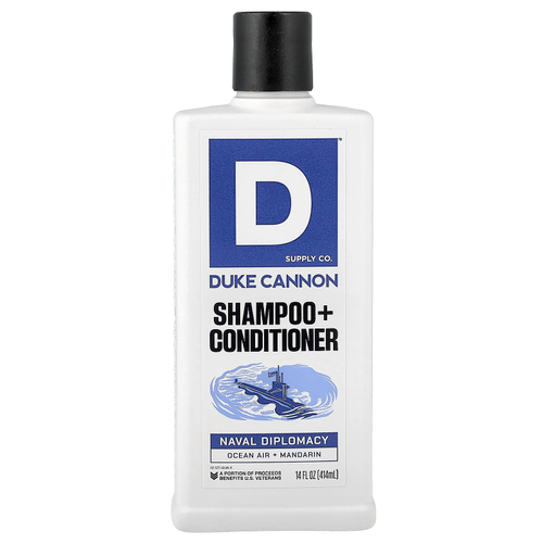 Duke Cannon Supply Co., шампунь и кондиционер, Naval Diplomacy, 414 мл (14 жидк. унций)