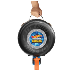 Hot Wheels Monster Trucks - Набор "Трюковая шинная арена" + 2 автомобиля GVK48 / артикул   GVK48  / GTIN 887961928433