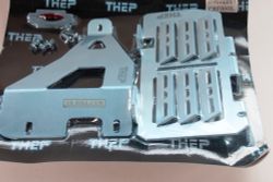 Radiator guard for Honda CRF300L THEP with side bracket reinforcement (2021-Up)