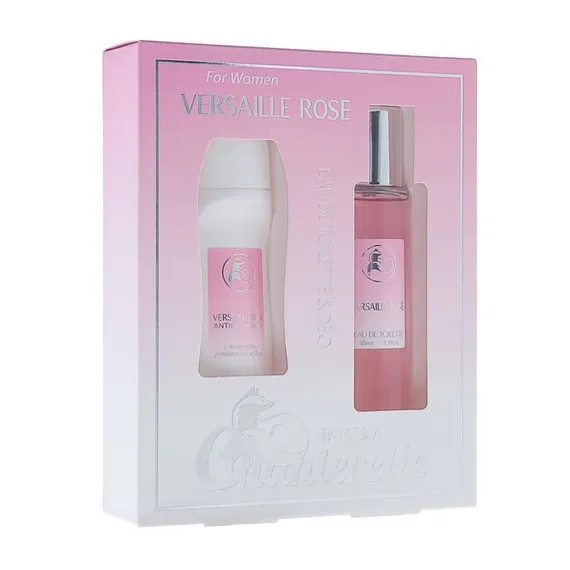 Подарочный набор для женщин Versaille Rose: Туалетная вода +дезодорант - антиперспирант