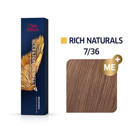 Wella Koleston 7/36 средний блонд золотисто фиолетовый ME+